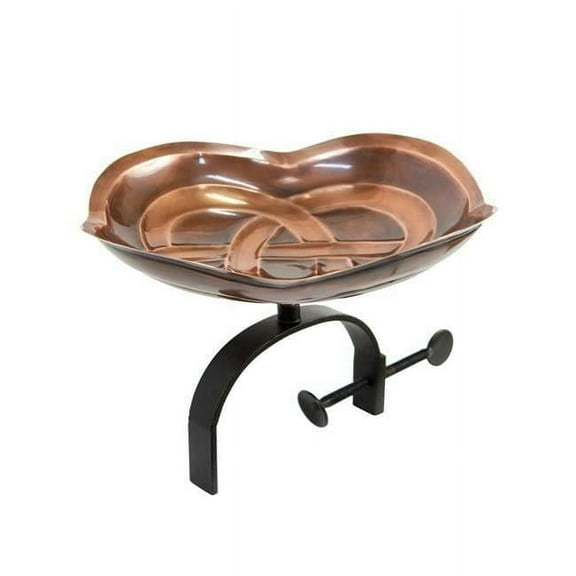 Achla BB-11-RM Dara Knot Birdbath with Rail Mount Bracket