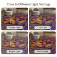 thumbnail image 7 of ODIKA 8'x10' Washable Area Rug Durable, Non-Slip Vibrant Multicolor Abstract Design Dynamic Geometric with Bold Borders for Living Room, Under Sectional, Family, 7 of 7