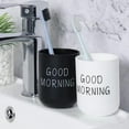 thumbnail image 2 of Toothbrush Holder, Bathroom Cups, Tooth Brushing Tumbler, Reusable Bathroom Drinking Cup Rinsing Cup, Plastic 350ml, 2 of 4