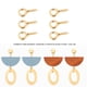 thumbnail image 2 of Eye Hooks 200Pcs Eye Pins Thread Screw Eye Hooks Eyepins Alloy 3Colors  For  For Jewelry ANGGREK Otros, 2 of 7