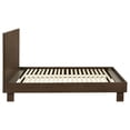 thumbnail image 6 of Glenwood 48-inch Queen Platform Panel Bed Warm Brown, 6 of 10