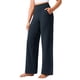 thumbnail image 1 of Pantalones CRZ YOGA Butterlift Pierna Ancha con Bolsillos Azul Marino XX-S, 1 of 5