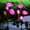 Pink Home Decor, variant on Limited Time Deal karymi Solar Garden Lights - 4 Head Floral Sway Light Solar Light-Solar Sway Lights- Sway with The Wind- Solar Outdoor Lights- Solar Garden Decorative Lights- Patio Ya Room Decor