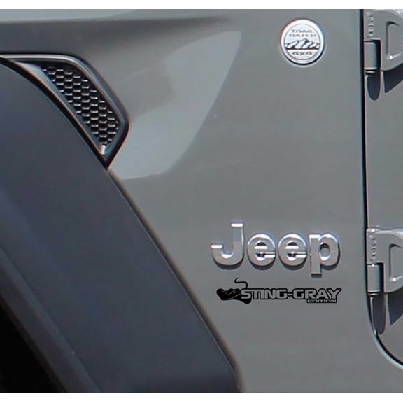Collectible Decals Sting Gray Edition Decal (Pair) Fender Decals For Wrangler/Gladiator - JL/JT