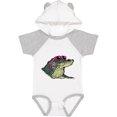 thumbnail image 3 of Inktastic Sunny Gator in Pink Sunglasses Boys or Girls Baby Bodysuit, 3 of 5