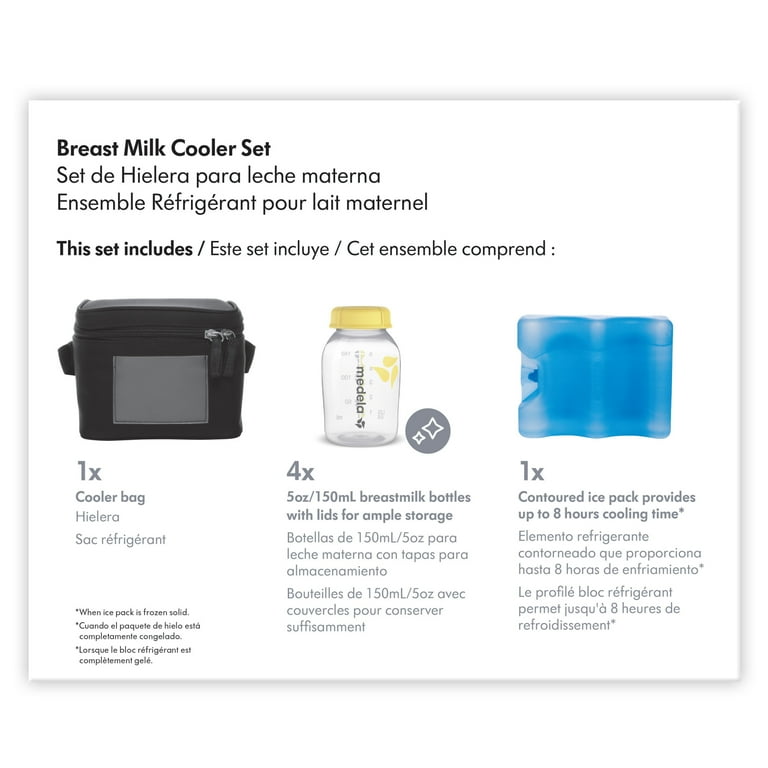 Medela Breast Milk Cooler Bag Set, 10 piece set HSA/FSA Eligible