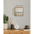 thumbnail image 5 of 10x10in Natural Framed Landscape Sea Coast Wall Art Coastal Classic Wall Prints Modern Farmhouse Kitchen Bathroom Office Decor, 5 of 6
