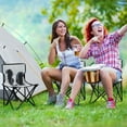 thumbnail image 6 of WOBOGO Cute Border Collie Camping Chair Convenient Four Corner Backrest Folding Stool Can Hold Up to 220lbs, 6 of 8