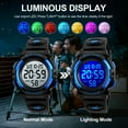 thumbnail image 3 of SKMEI Watch, Digital Sport Waterproof LED Watch with Alarm Stopwatch for Ages 5-7-10-12, PU Strap, 3 of 8