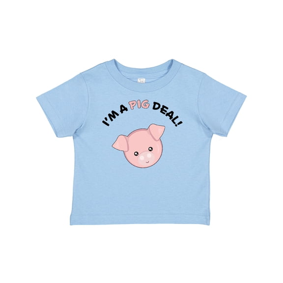 Inktastic I'm a Pig Deal Cute Pig Pun Boys or Girls Baby T-Shirt