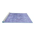 thumbnail image 2 of Ahgly Company Machine Washable Indoor Rectangle Persian Blue Traditional Area Rugs, 2' x 3', 2 of 4