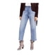 thumbnail image 1 of Free People Jeans de pierna ancha recortados sÃ³lidos para mujer, azul, 30 Free People  recortada, pierna ancha, 1 of 1