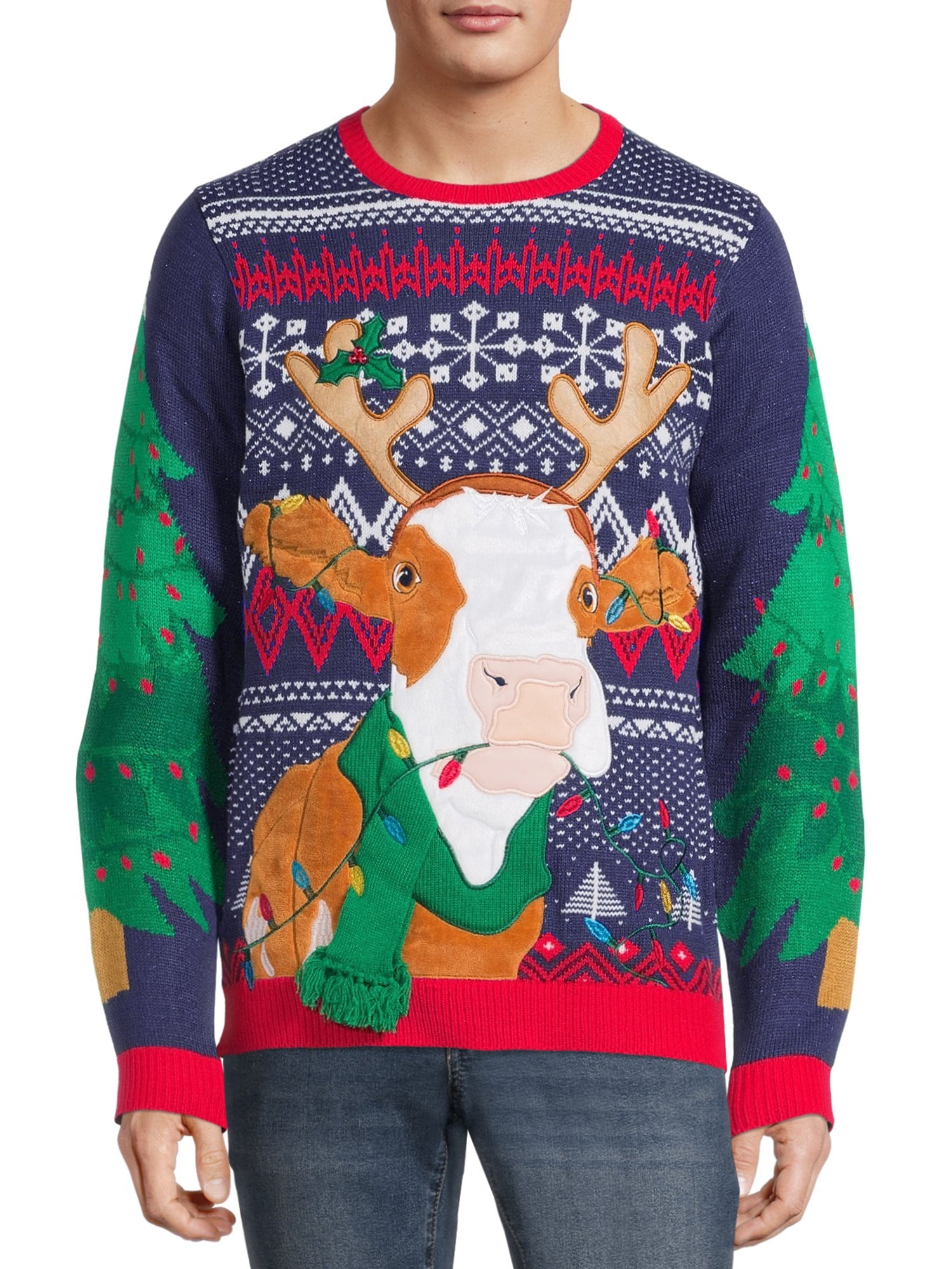Scooby Doo Santa Hat Jacquard Ugly Christmas Sweater