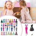 thumbnail image 2 of 10 Sets Doll Clothes for 11.5-12 Inch Dolls - Fashion Dresses & Casual Outfits, 2 of 8