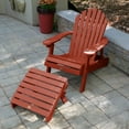 thumbnail image 2 of Highwood 2-pc Hamilton Adirondack Set with 1 Folding Ottoman - Folding & Reclining, Outdoor, Eco-friendly, Synthetic Wood, 2 of 9