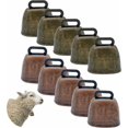 thumbnail image 1 of 10PCS Vaca Caballo Oveja Pasto Cobre Campana de Vaca Oveja Campanas de Vaca Campana de Bronce Vintage Campana de Puerta de Cobre para Perros Cabra Vaca Caballo Animal Campana, 1 of 5