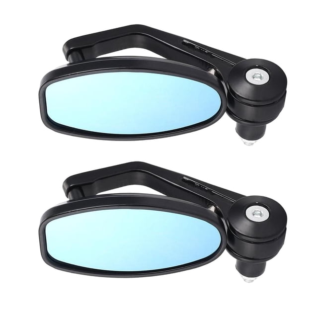 Colaxi Motorbikes Side Mirrors Motorcycle Rear-view Mirrors 7/8" Universal Motorcycle Rear View Black Handle Bar End Side Rearview Mirrors for Motorcycle