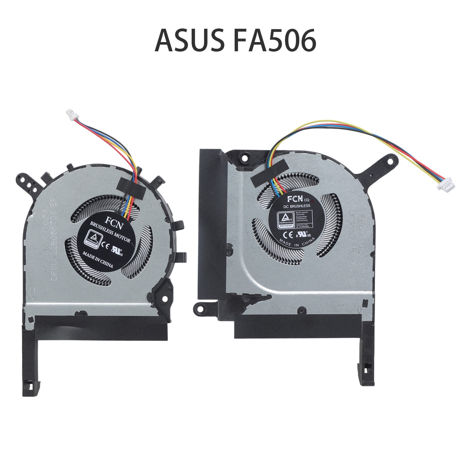 for TUF Gaming a15 FA506 FA506IU FA506IH FX506 CPU GPU Cooling Fan 5V 0.5A 4-pin Portable Laptop Cooler Radiator