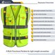 thumbnail image 3 of Chaleco de seguridad JKSafety Class 2 de gel reflectante de alta visibilidad, 3 of 4