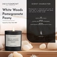 thumbnail image 4 of 8oz White Woods | Pomegranate | Peony Candle with Lid and Box (Inspired by The Aria Hotel®), 4 of 9