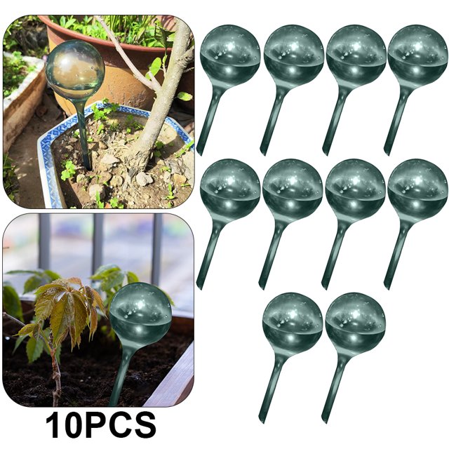 JShteea Riego Por Goteo en Forma Transparente para Plantas PVC para Interiores (azul Humo)