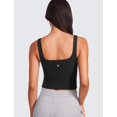 thumbnail image 2 of Remera CRZ YOGA Butterluxe sin mangas con escote cuadrado negra Talle L, 2 of 7