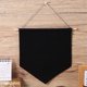 thumbnail image 4 of Pin Display Banderín Banner Esmalte Pin de solapa Insignia Bandera Liso Lienzo en blanco Banner de pared (Negro / M), 4 of 7