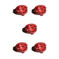 thumbnail image 1 of Redempat Haute Densité Cycle - Léger Absorbant la Sueur Doublure Réduit la Résistance à l'Air PC Hommes Réglables pour Creux Rouge 5Set, 1 of 6