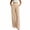 Beige, variant on Women's Loose Casual Pants, Ultra Soft & Flowy Fabric, Draped Comfort Long Trousers White L