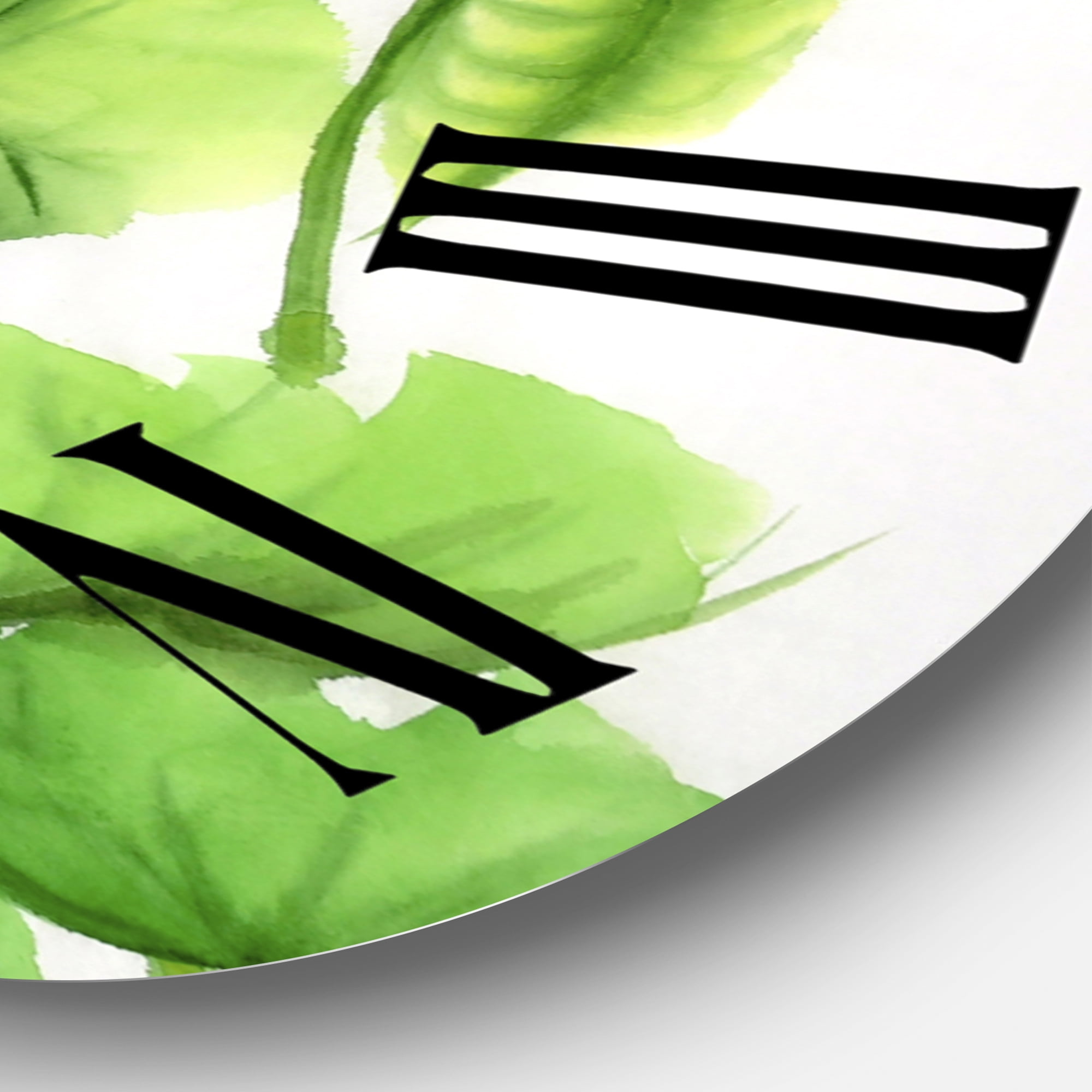Designart 1 in Quartz Traditional Wall Clock