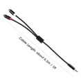 thumbnail image 2 of Cable macho de 3,5 mm a hembra RCA dual de 1/8 de pulgada a, 2 of 8