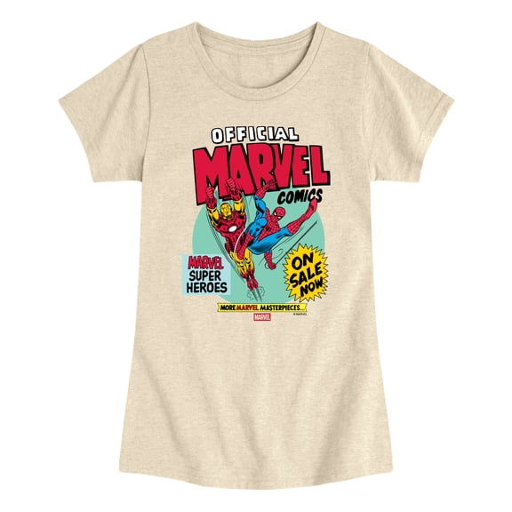 Iron Man & His Awesome Friends - Marvel Heroes Osn Fitted Short Sleeve Graphic T-Shirt