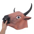 thumbnail image 3 of Máscara realista de cabeza de vaca, disfraz de fiesta, máscara de terror, máscara creativa de cabeza de vaca, 3 of 6