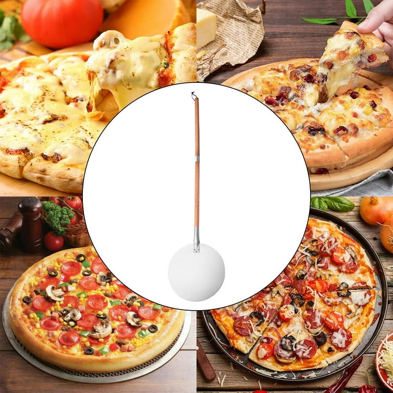 Pizza Spade Pizza Peel Oven Accessories, Homemade Pizza Convenient Portable  Aluminum Metal Pizza Paddle for Cheese Baking Bread Pastry Oven 127cm