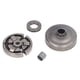 thumbnail image 4 of Embragues de dientes Llantas de tambor Piñón, 7 dientes Embrague Tambor Accesorios de motosierra Kit de tambor de embrague de motosierra para HUSQVARNA El mejor de su clase, 4 of 8