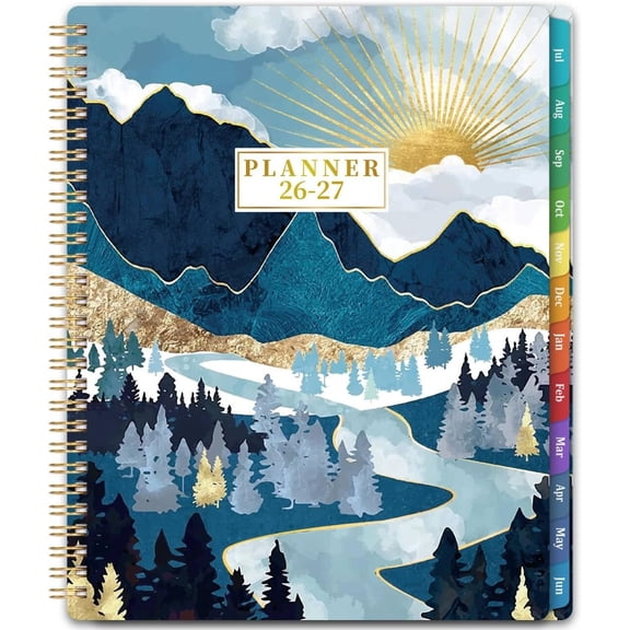 2026-2027 Planner - JUL 2026 - JUN 2027, Planner 2026-2027 | 8'' x 10'', Planners Weekly Monthly, Spiral Bound,  Pocket, Academic Planner