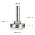 thumbnail image 2 of Furniture Levelers, 4Pcs M8x25 - Adjustable Furniture Leveling Feet Screw in Threaded for Tables (Silver), 2 of 5