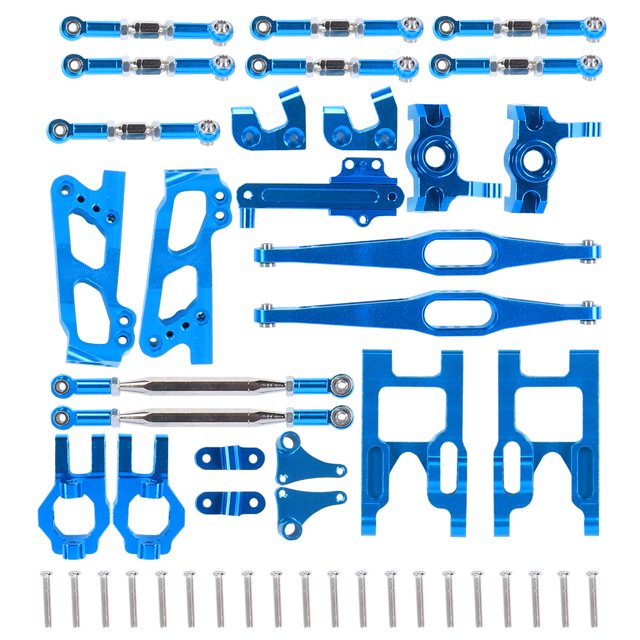 Bras de Direction RC, Installation Facile Parfait RC Voiture Bras Oscillant Bleu pour le Remplacement