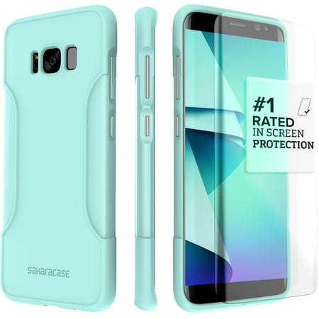 Aqua Case - SaharaCase Galaxy S8 Aqua Case, Classic Protection Kit with ZeroDamage Tempered Glass
