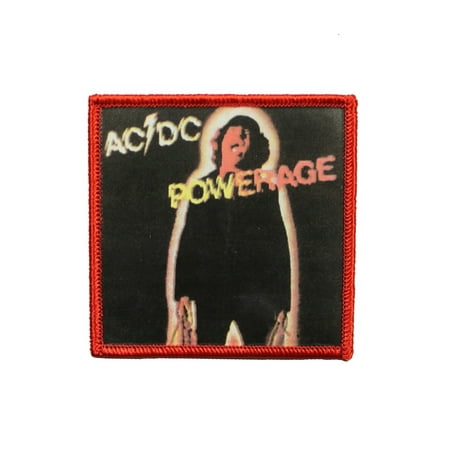 AC/DC ACDC Powerage Album Cover Art Patch Hard Rock Band Music Iron On (Best Ac Dc Cover Band)