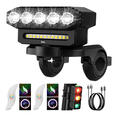 thumbnail image 2 of Luz Para Bicicleta Recargable 5led Luces Traseras Bicicleta Belug, Negro, 2 of 5