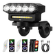 thumbnail image 2 of Luz Para Bicicleta Recargable 5led Luces Traseras Bicicleta Belug, Negro, 2 of 5
