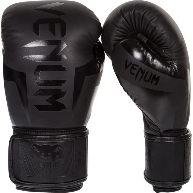 Guantes de boxeo Venum Elite Training, unisex, 16 oz, negros