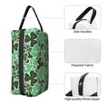thumbnail image 3 of XMXT Large Capacity Makeup Bag, Seamless Green Clovers Travel Toiletry Bags Zippers Storage Cosmetic Bag for Women Men, One Size, 3 of 9