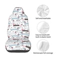 thumbnail image 4 of Balery Dachshund Dog Puppy Funda de Asiento para Auto con Diseño - Cubierta Frontal Suave y Transpirable con Protector Antideslizante- 1 Unidad, 4 of 5