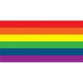 thumbnail image 1 of Gay Pride Flag Photo License Plate, 1 of 2