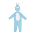 thumbnail image 1 of Disfraz de conejo para niños, novedoso mono de animal de Pascua para el baile de graduación, las fiestas y el espectáculo de disfraces. Azul, 1 of 9