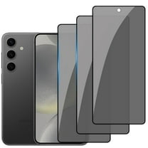 3-PACK Privacy Screen Protector Compatible with Samsung Galaxy S24,Anti Spy Black Tempered Glass Protective Film for Samsung S24 [Easy Installation] [Bubble Free] [Case Friendly]