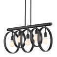 thumbnail image 1 of Golden Lighting 8330-LP BLK Sloane Linear Pendant, Black, 1 of 7
