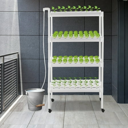 ToppiJoy 12V Hydroponic Grow Kit, Hydroponic Planting Equipment, Hydroponic Growing System with Grow Baskets,For Your Home, Garden, Office